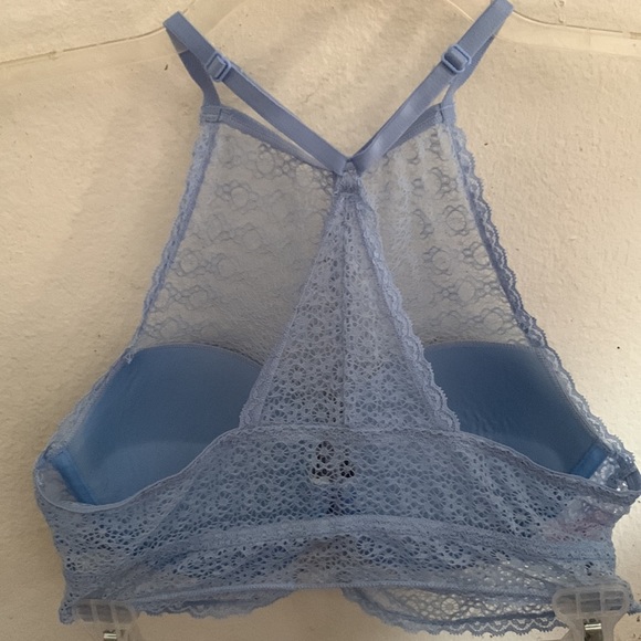 No Boundaries Blue lace front push-up bra - Picture 6 of 12